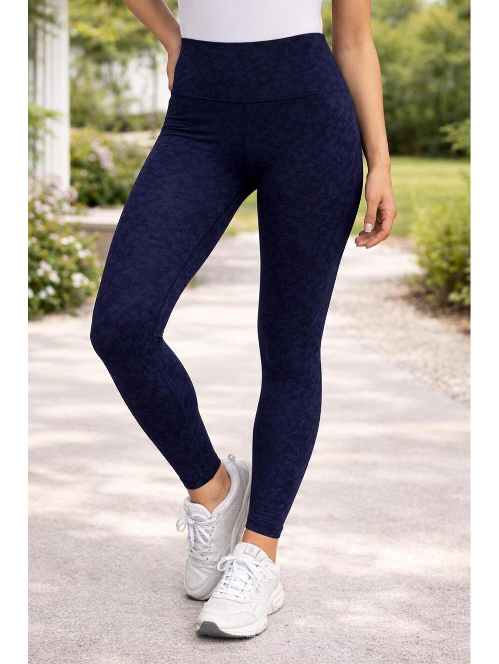 Spanx "Look At Me Now" High-waisted Seamless Leggings geometric pattern size S